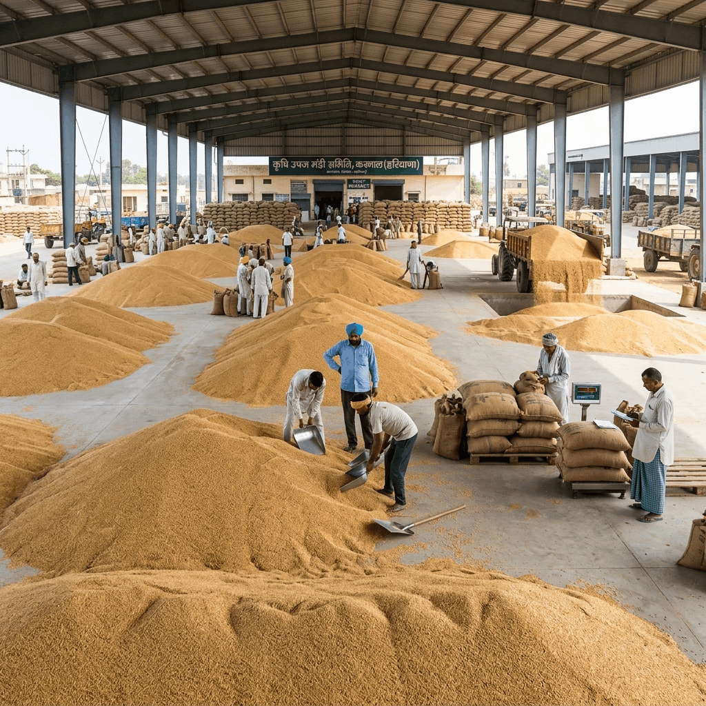 APMC Haryana Market Guide: Rice, Wheat & Organic Mandi Trade
