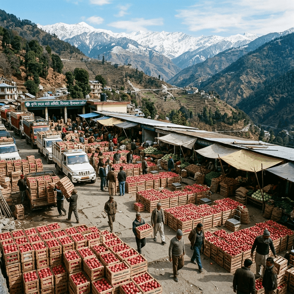 APMC Himachal Pradesh Market Guide: Apple, Fruit & Organic Vegetable Trade