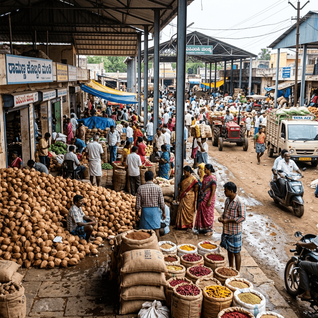 APMC Karnataka Trading Guide: Paddy, Arecanut & Organic Produce Sales