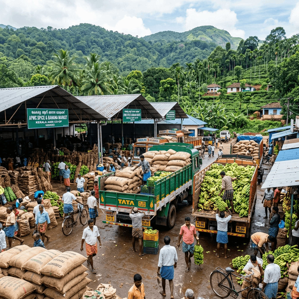 APMC Kerala Trading Guide: Cardamom, Coconut & Organic Spices