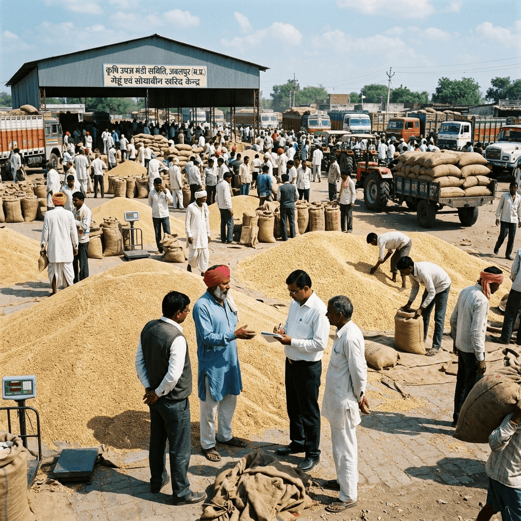 APMC Madhya Pradesh Market Guide: Wheat, Soybean & Organic Spice Auctions