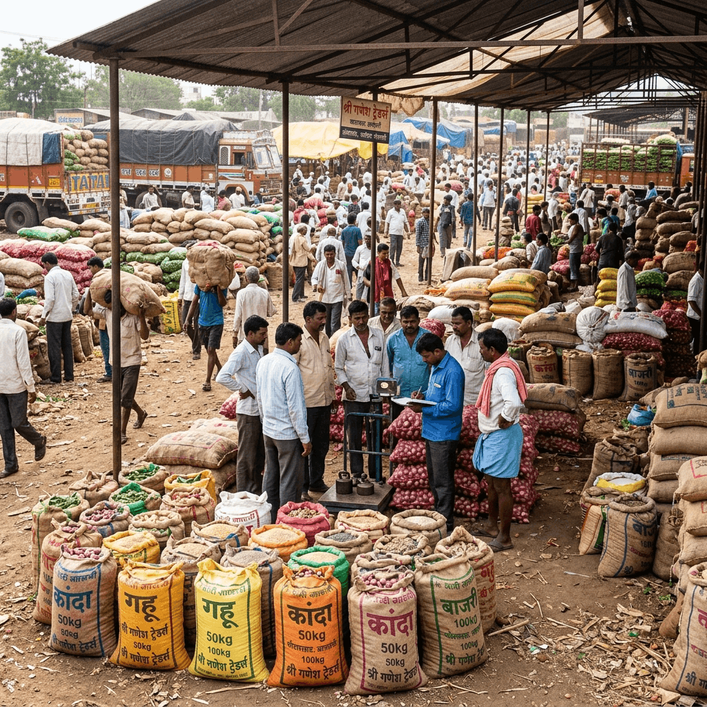 APMC Maharashtra Market Guide: Crop Sales, Auctions & Organic Mandi Trade