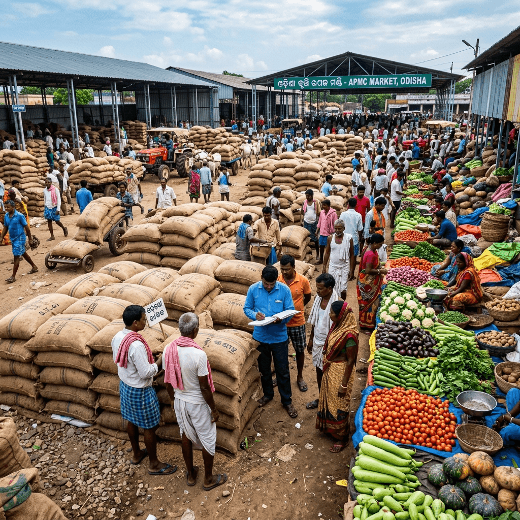 APMC Odisha Trading Guide: Paddy, Turmeric & Organic Spice Auctions