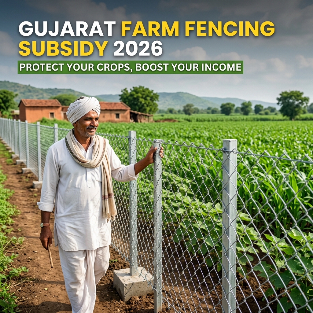 Farm Fencing Subsidy in Gujarat 2026: Complete Guide (Khedut Portal)