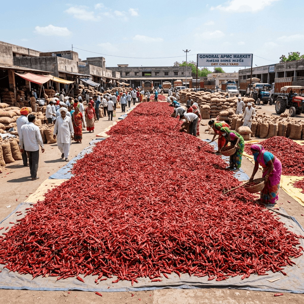 Organic Gondal Chili Farming: High Yield, Pest Protection & Color Guide