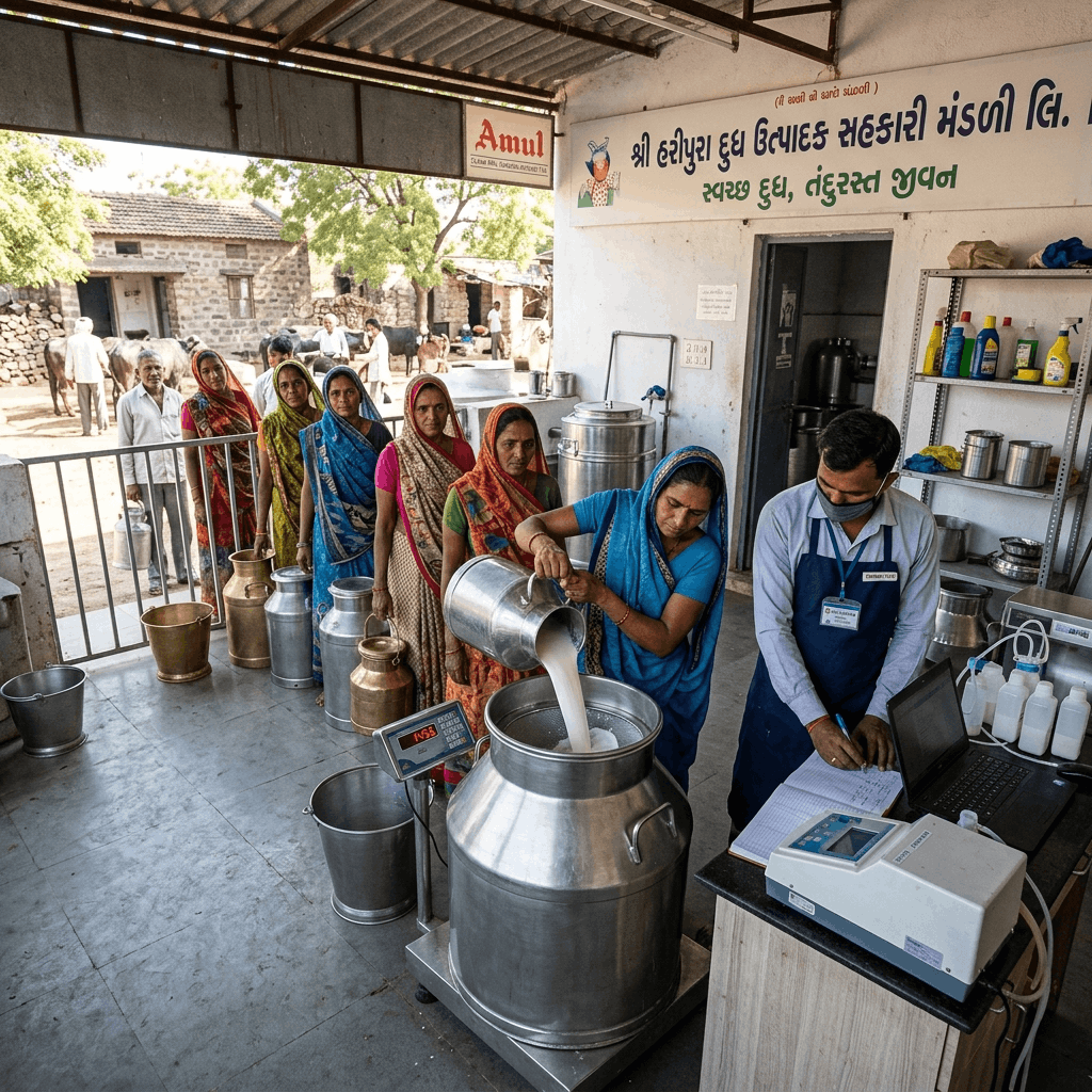 Gujarat Dudh Mandali Guide: Milk Sales, Fat Testing & Cow Care