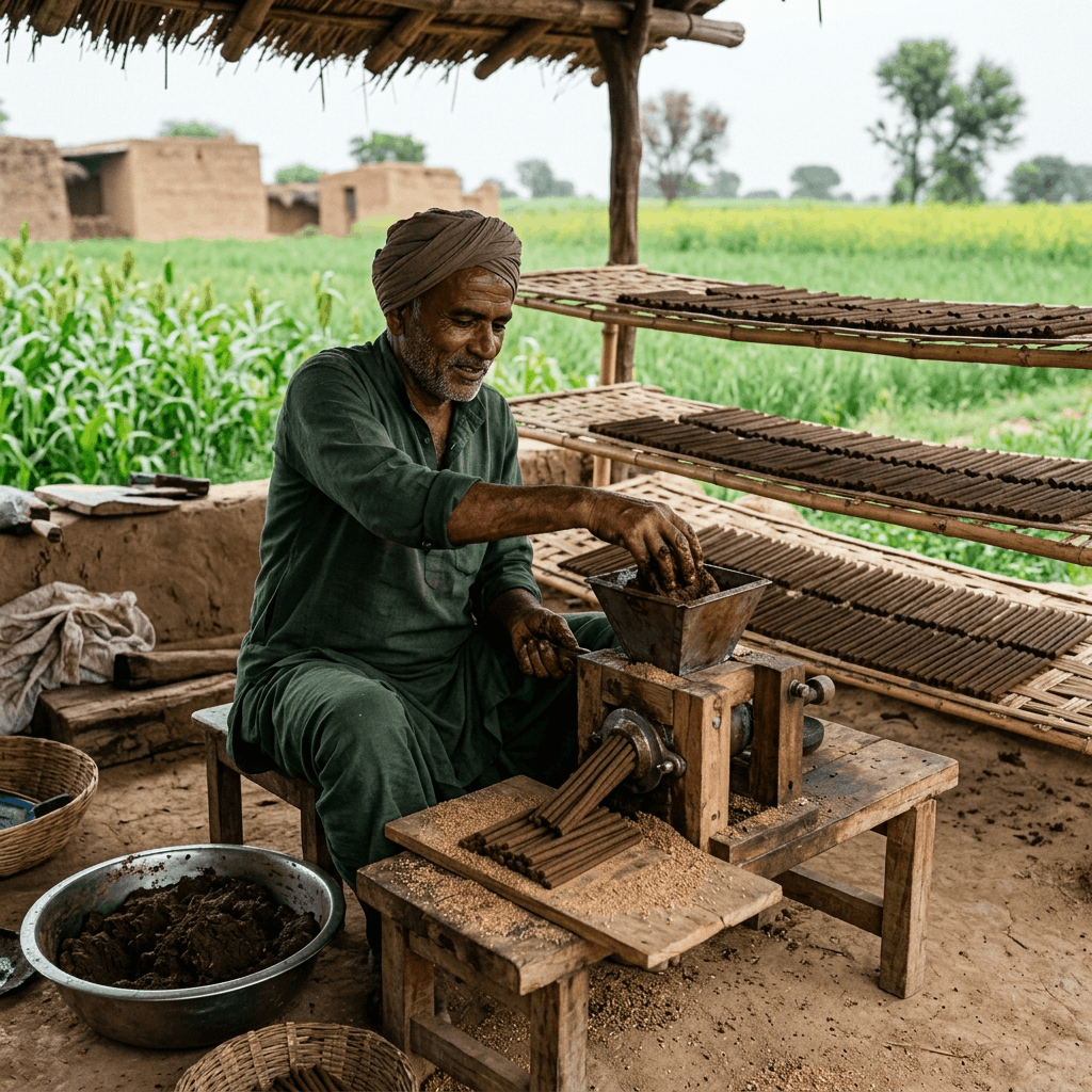 How to Make Cow Dung Sticks (Dhoop Sticks): Complete Manufacturing Guide 2026