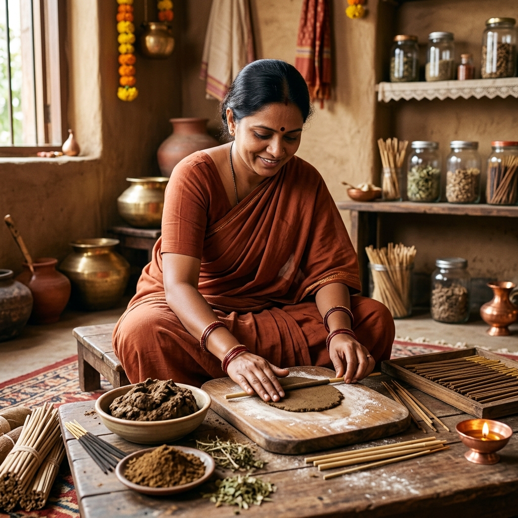 How to Use Cow Dung Powder Incense: The Traditional Agarbatti Guide