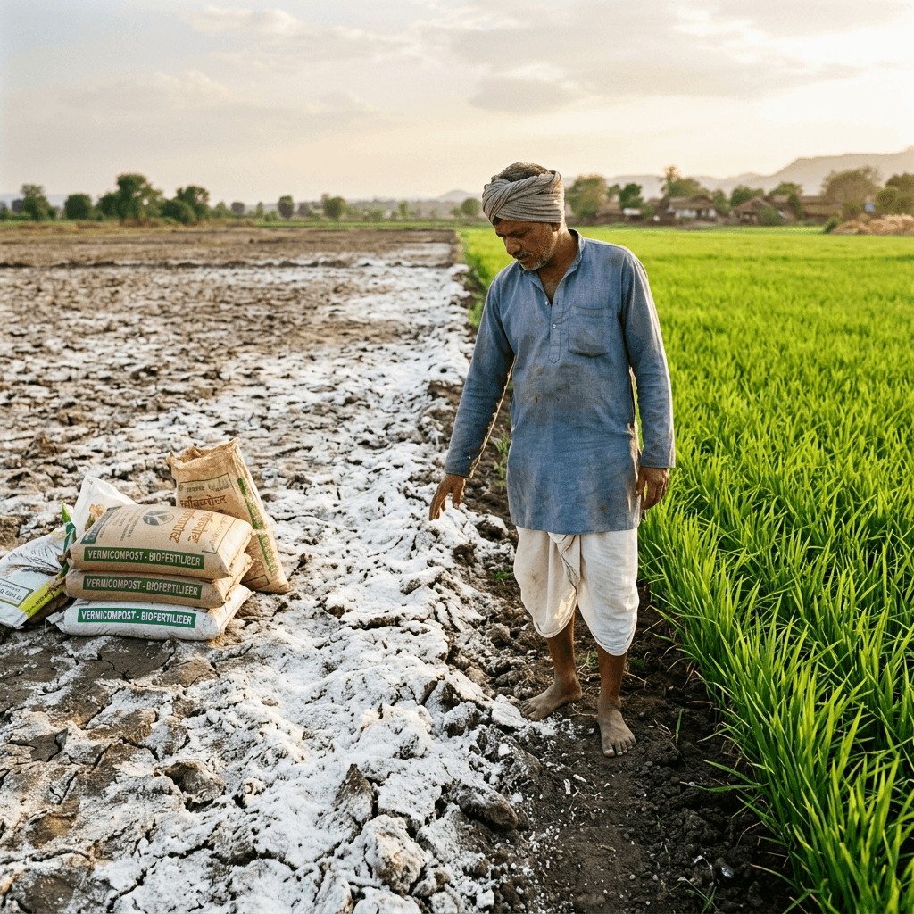 How to Improve Salty Soil Organically