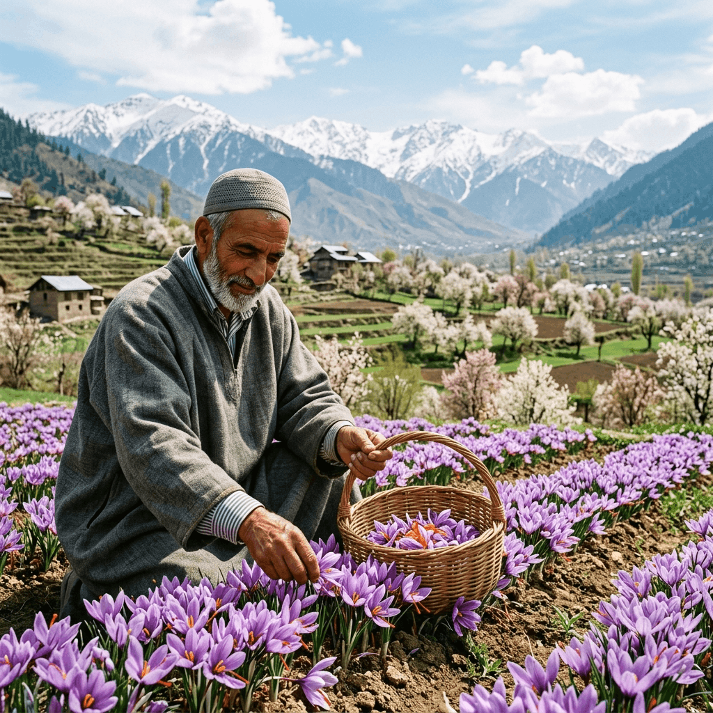 Jammu & Kashmir Farmer Subsidy Schemes 2026: Saffron & Walnut Grants