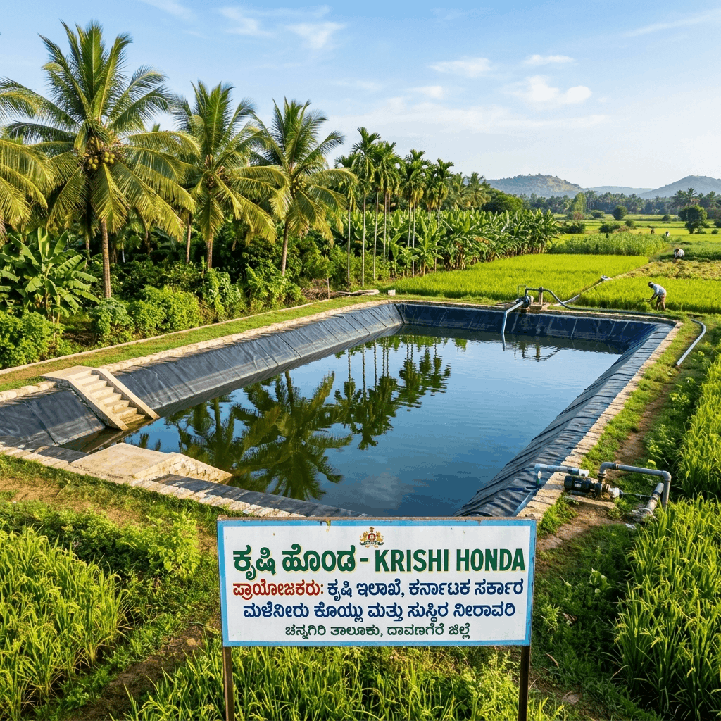 Krishi Honda Karnataka 2026: Farm Pond Scheme & Subsidies