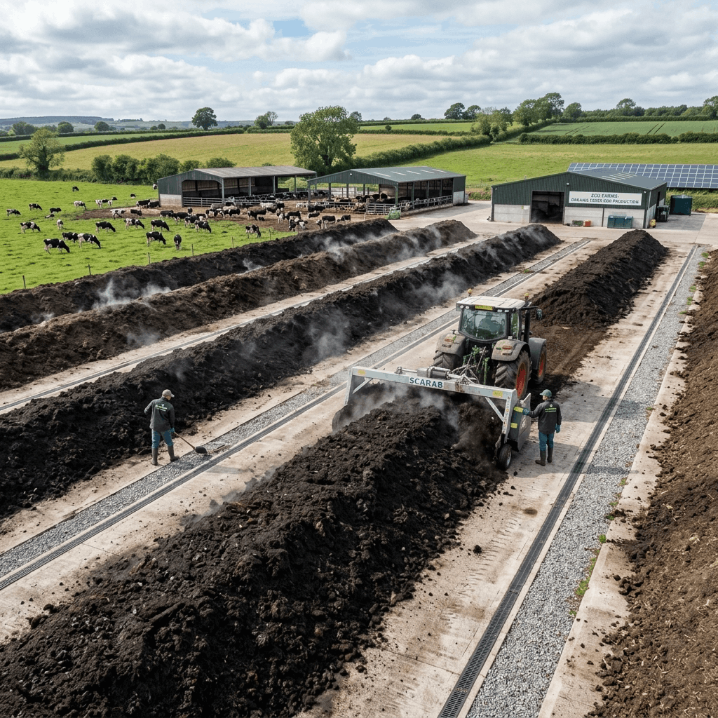 Organic Fertilizer from Cow Dung on Mass Scale: The Complete Guide