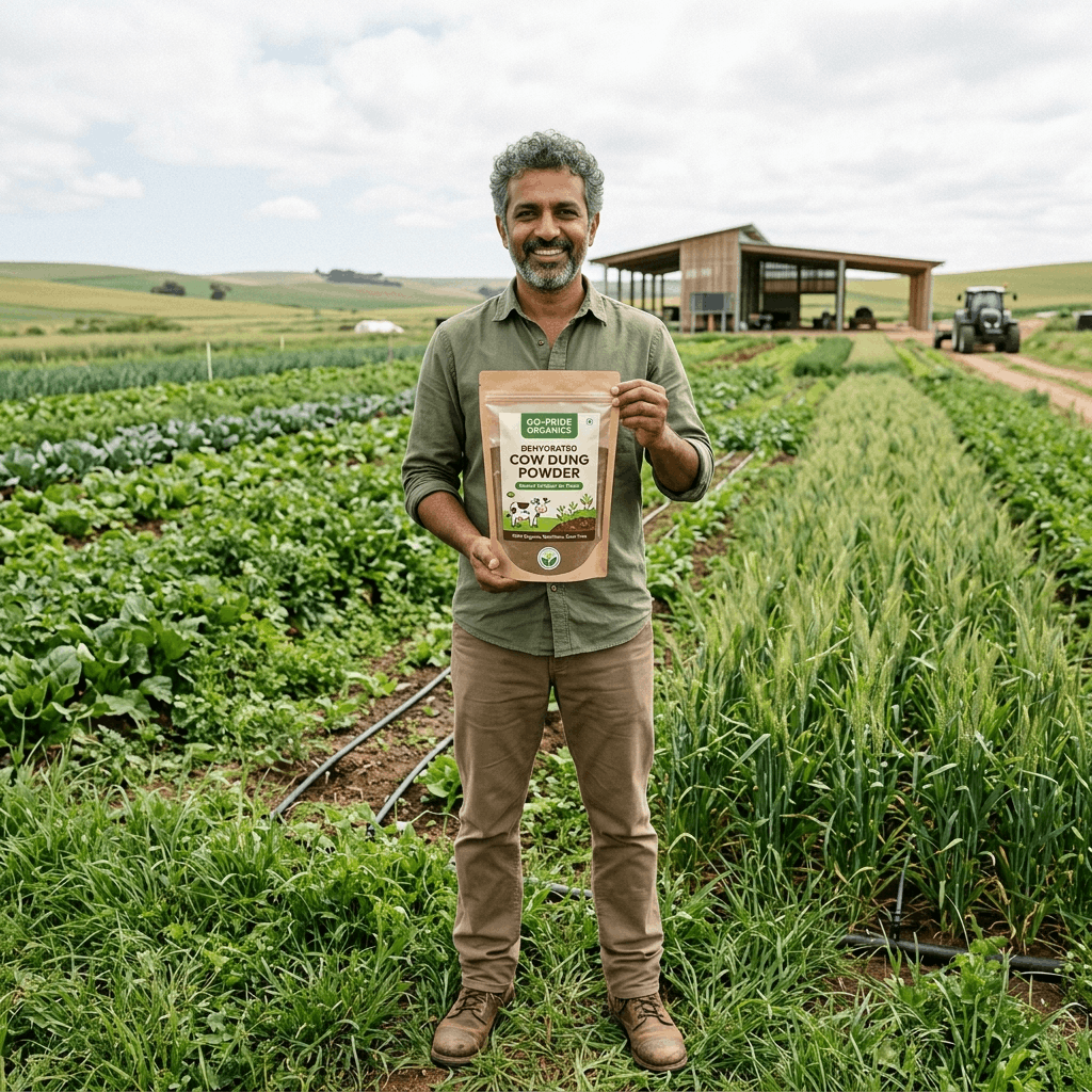 Why Modern Organic Farmers Are Switching to Dehydrated Cow Dung Powder