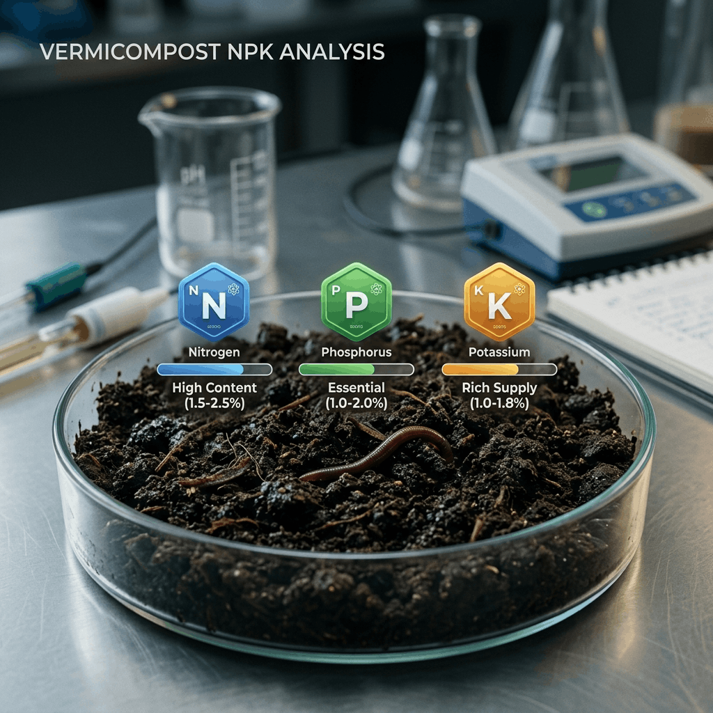 NPK Content in Vermicompost: The 2000+ Word Scientific Guide 2026