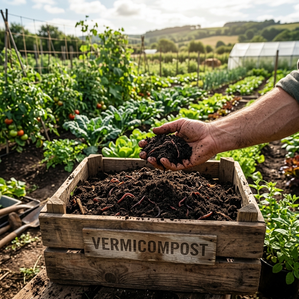 Use of Vermicompost Fertilizer - Benefits & Application