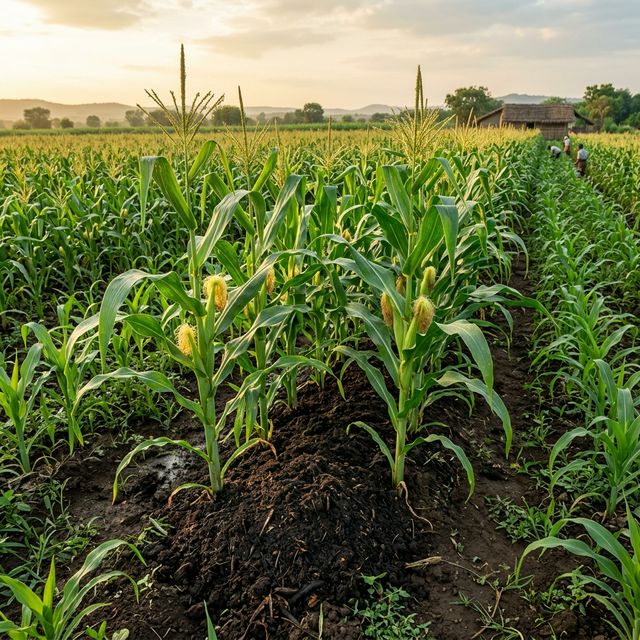 How to Use Vermicompost in Corn Farming