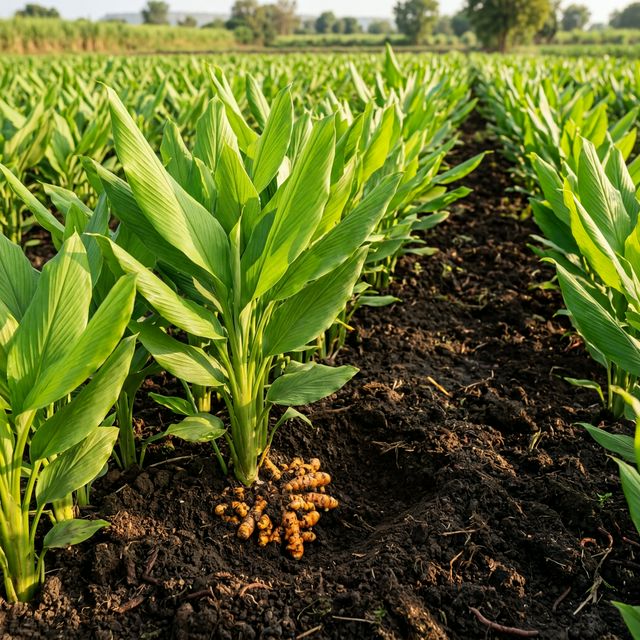 How to Use Vermicompost in Turmeric (Haldi) Farming