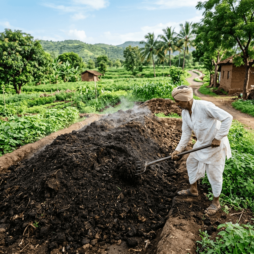 Step-by-Step Process of Making High-Quality Cow Dung Manure
