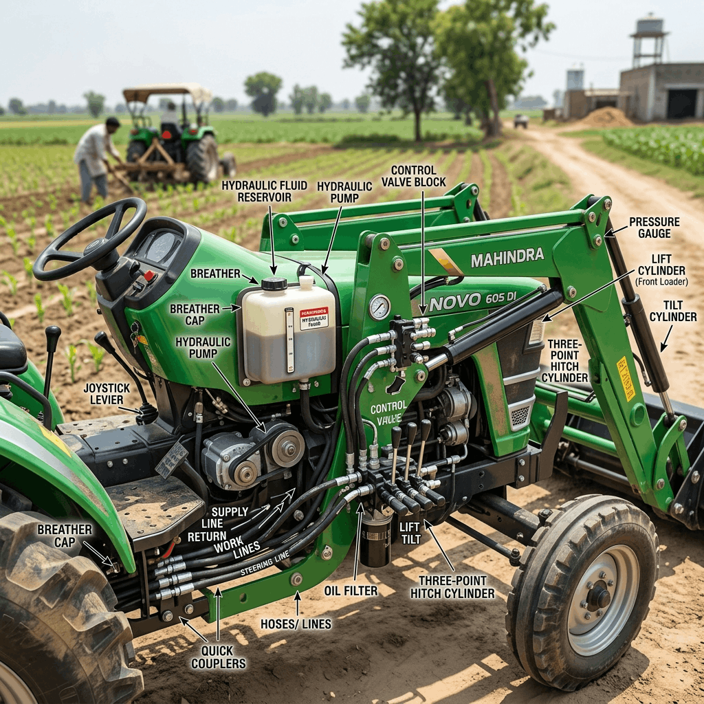 Tractor Hydraulic System: All Parts and Their Functions Explained