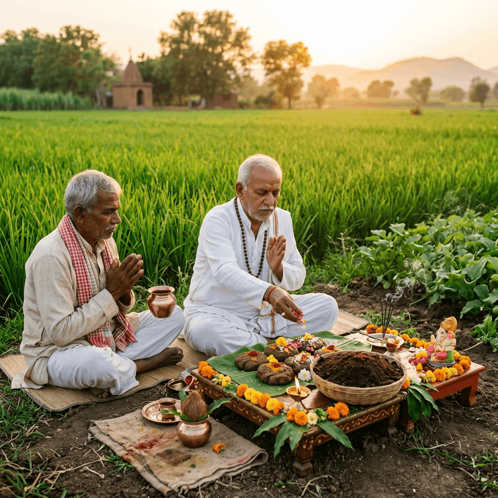 Use of Cow Dung in Worship: Scientific Reasons & Agricultural Benefits