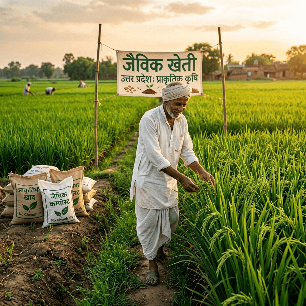 UP Organic Farming Subsidy 2026: PKVY and State Schemes