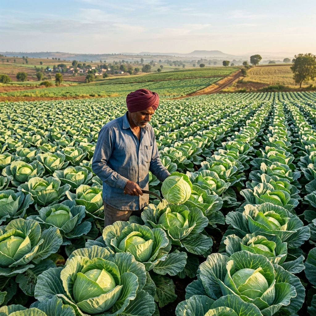 How to Use Vermi Wash in Cabbage for Heavy & Solid Heads