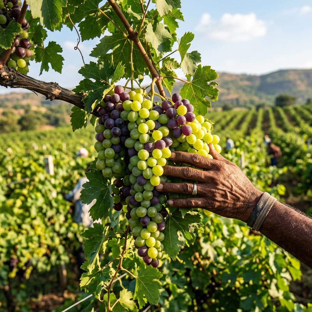 How to Use Vermi Wash in Grapes for Export-Grade Bunches