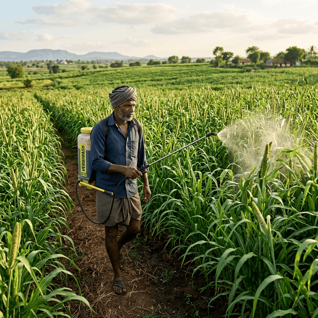How to Use Vermiwash in Millet Farming