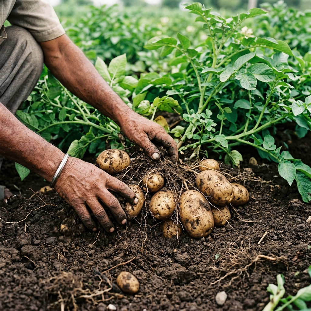 How to Use Vermi Wash in Potato for Jumbo-Sized Tubers