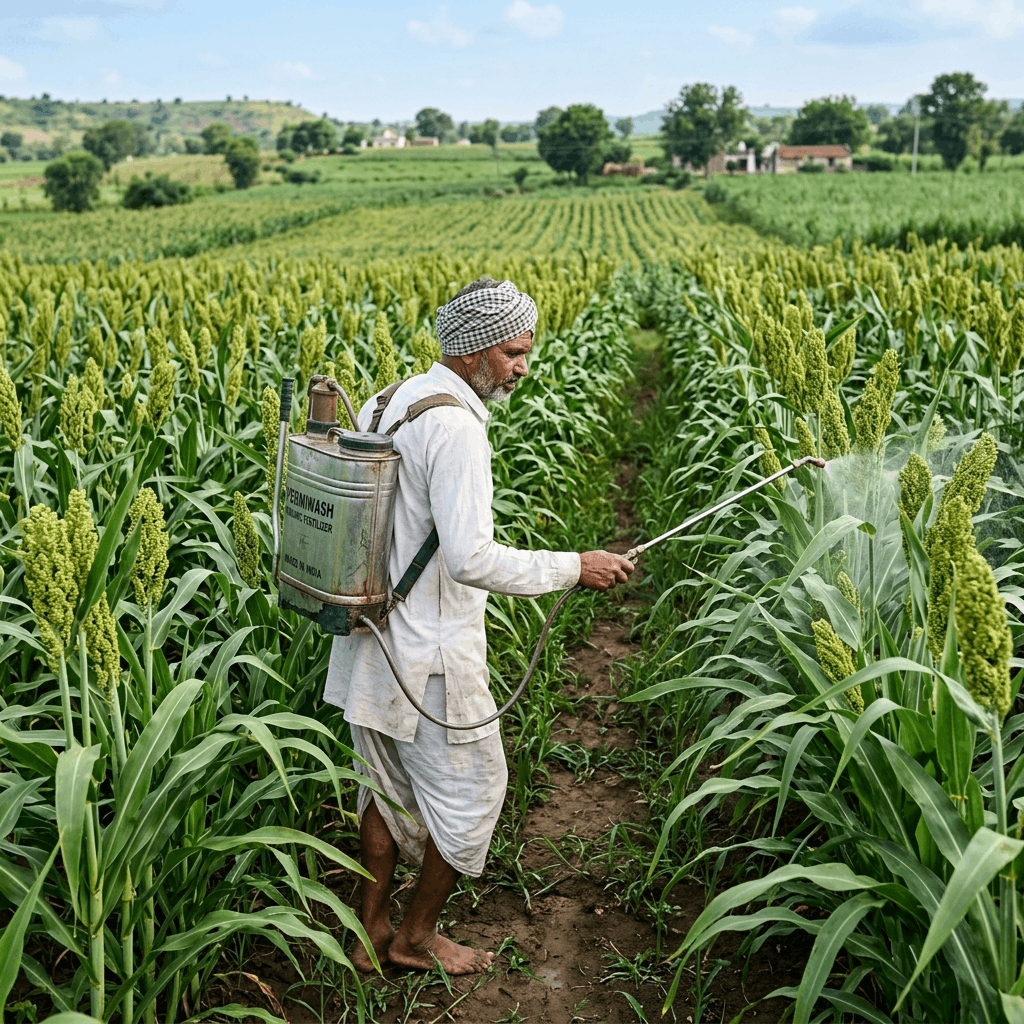 How to Use Vermiwash in Sorghum Farming