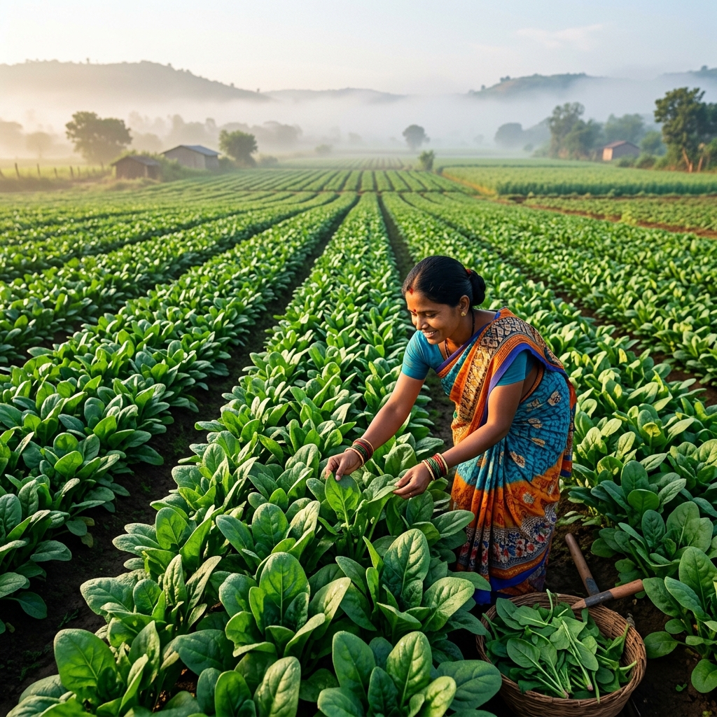How to Use Vermi Wash in Spinach (Palak) for 3x Faster Regrowth