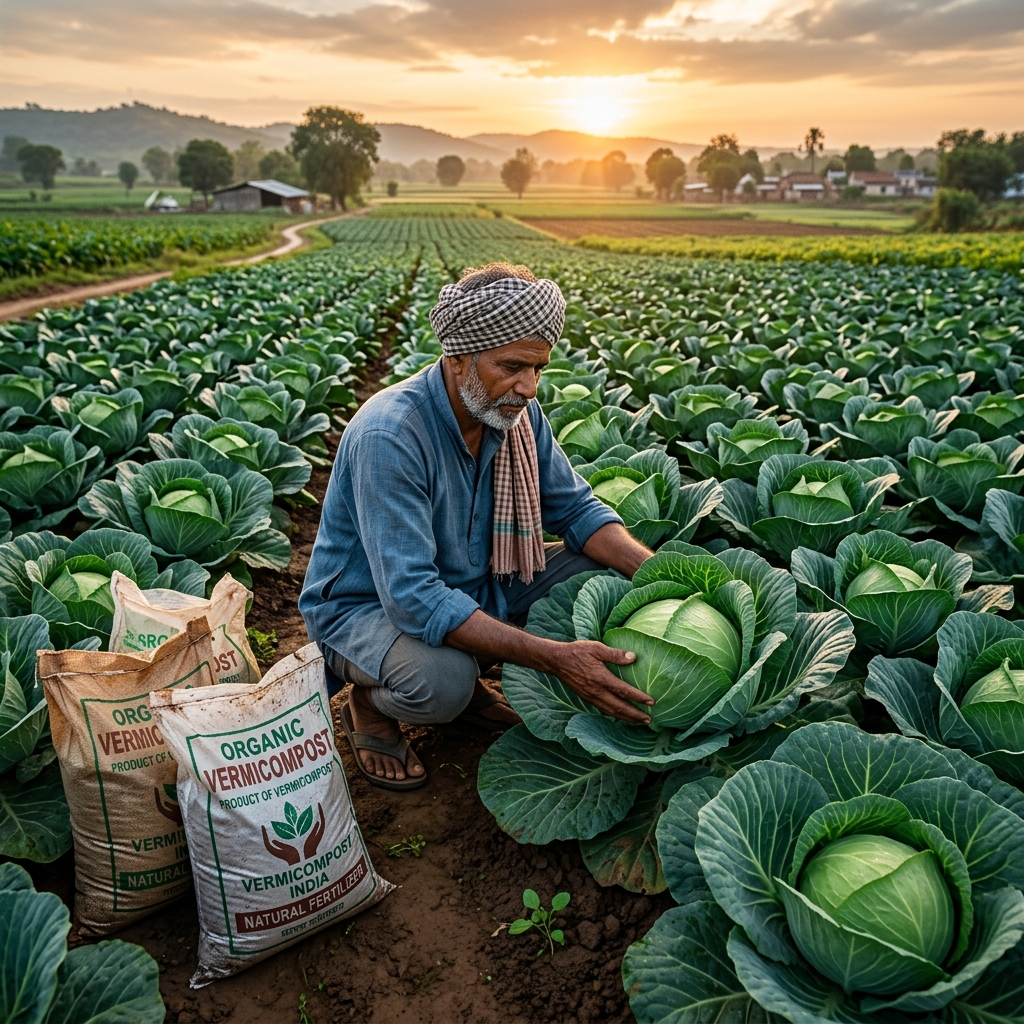 How to Use Vermicompost in Cabbage Farming