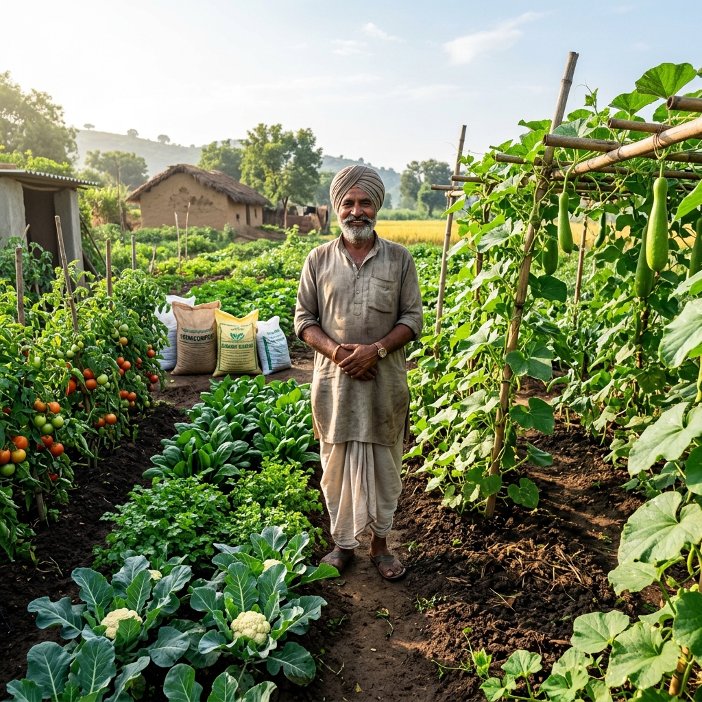 Universal Guide to Organic Vegetable Farming