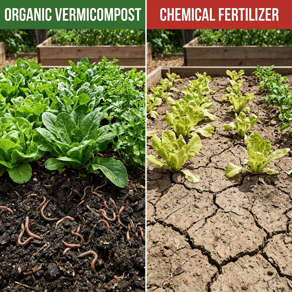 Vermicompost vs. Chemical Fertilizer: The Ultimate 2000-Word ROI & Science Guide