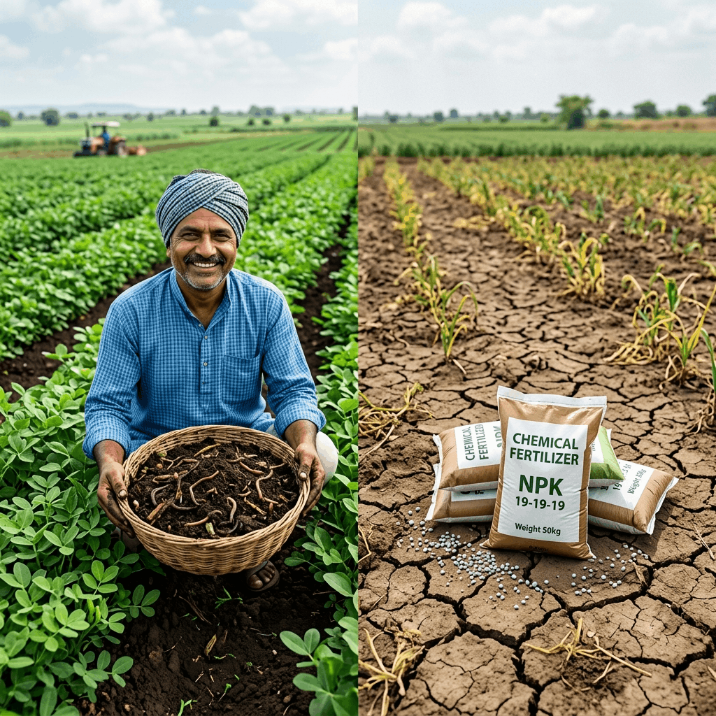 Vermicompost vs Chemical Fertilizer: The Ultimate 2000+ Word Guide for High-Yield Farming 2026