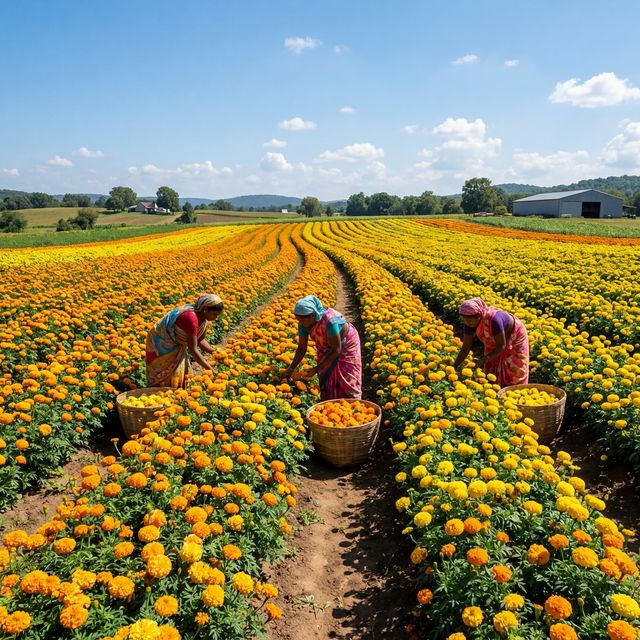 How to Use Vermicompost in Marigold Farming