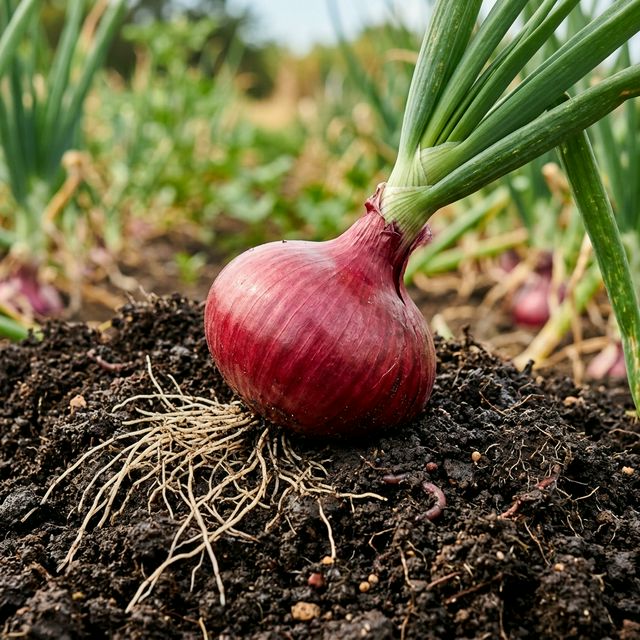 How to Use Vermicompost in Onion Farming for Larger Bulbs