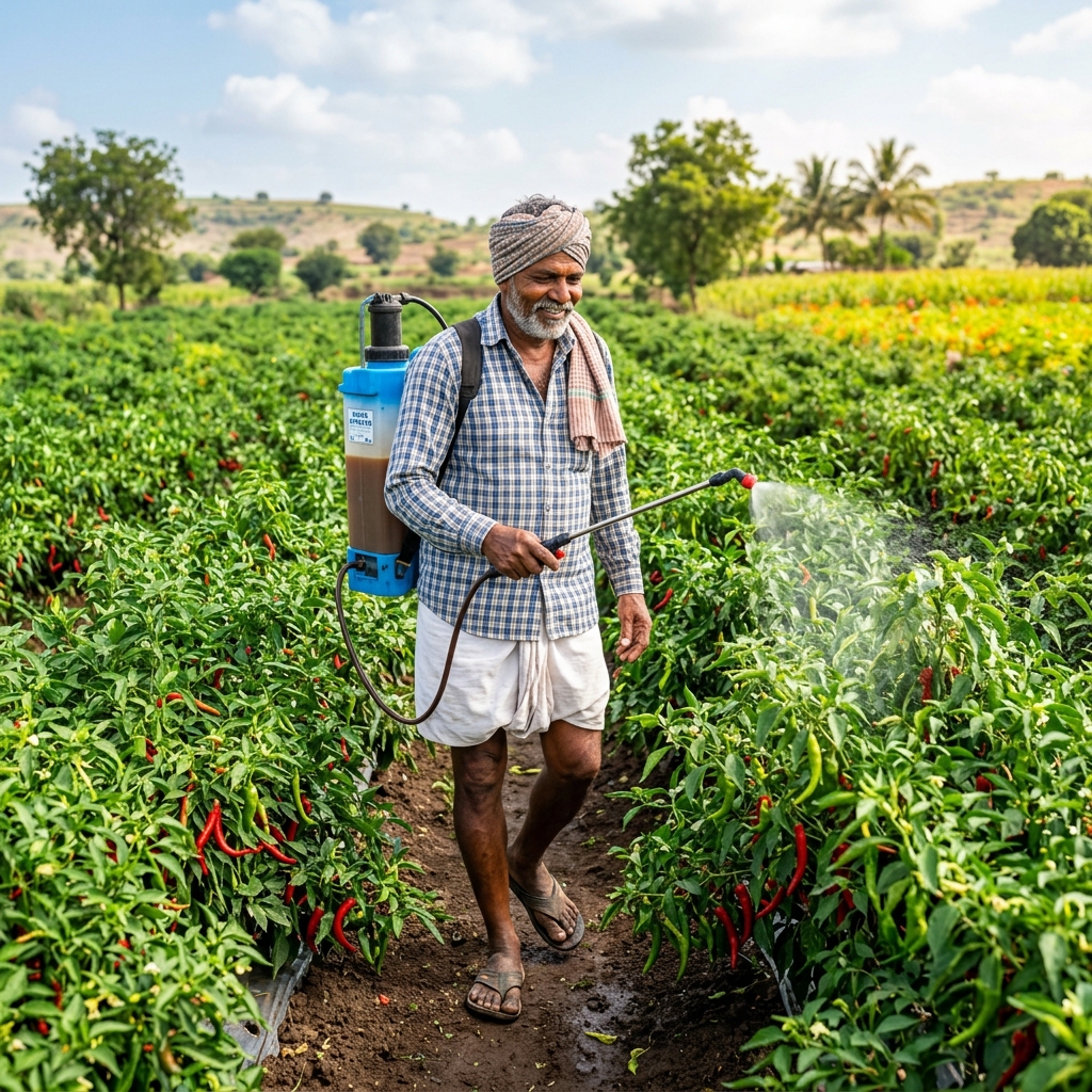 How to Use Vermiwash in Chilli Farming