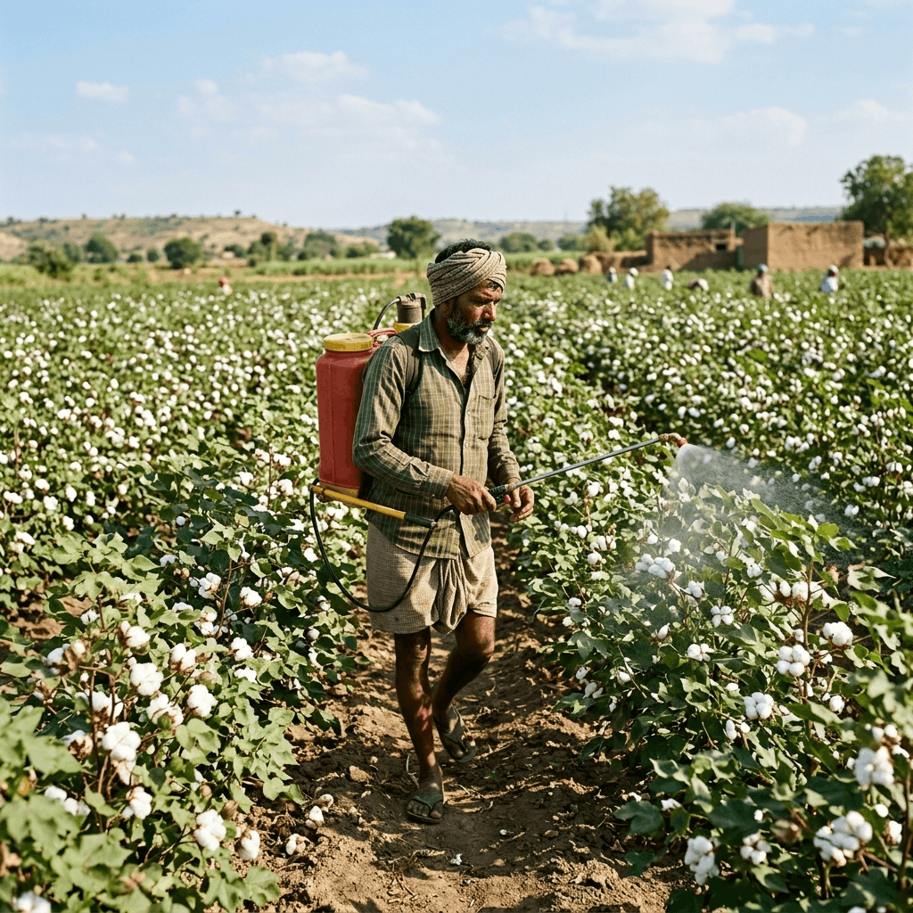 How to Use Vermiwash in Cotton Crops as a Foliar Spray