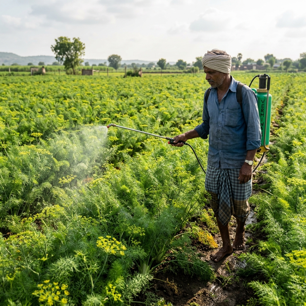 How to Use Vermiwash in Fennel Farming