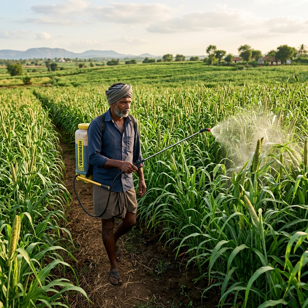 How to Use Vermiwash in Millet Farming