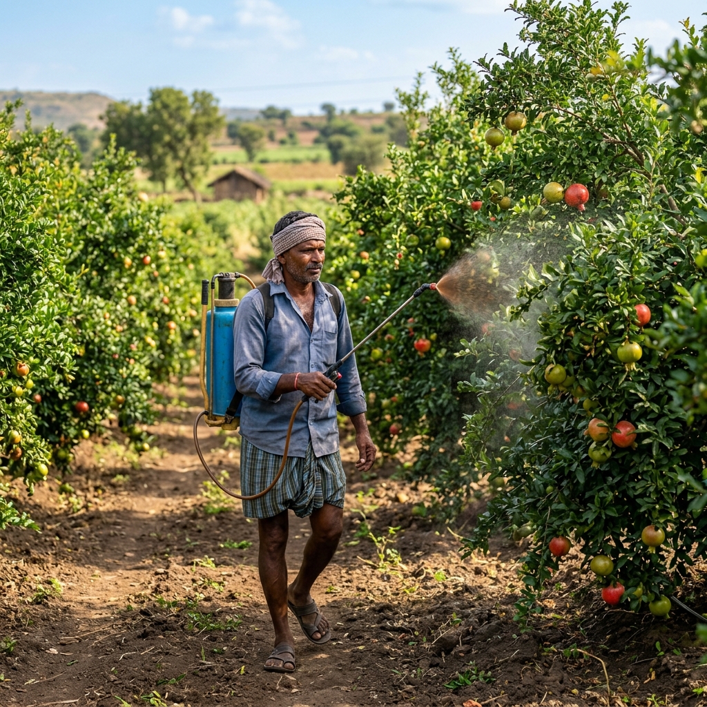 How to Use Vermiwash in Pomegranate Farming