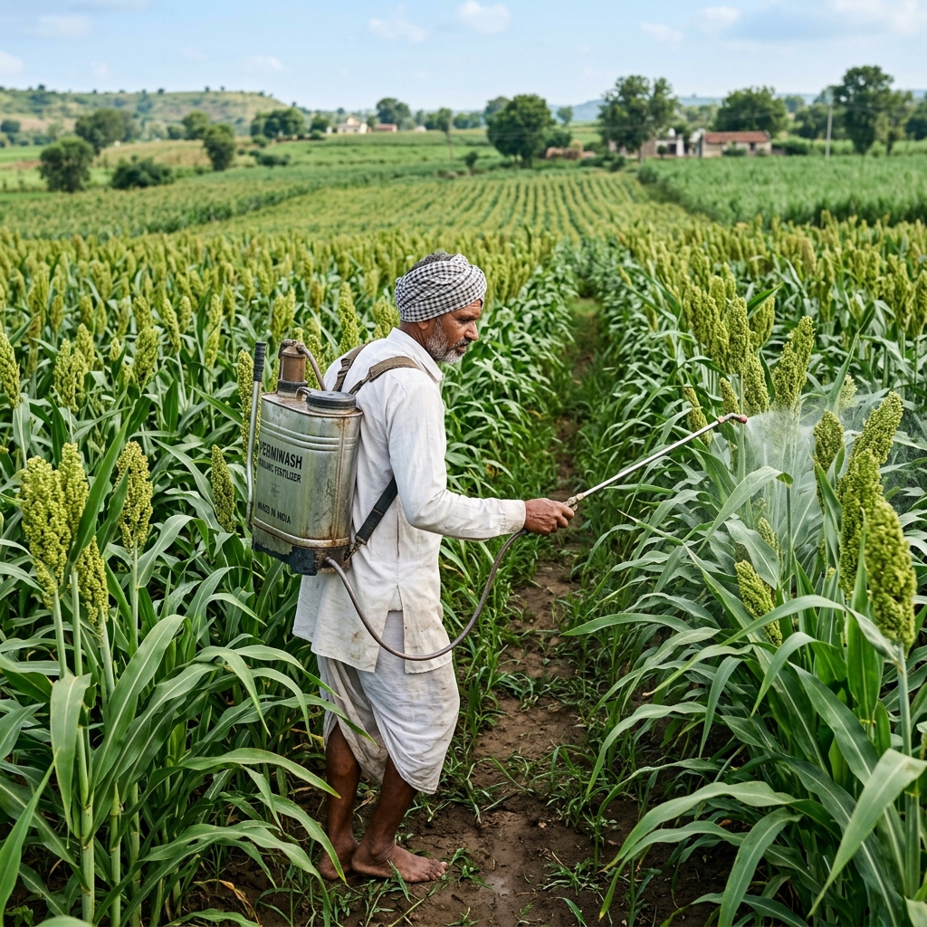 How to Use Vermiwash in Sorghum Farming
