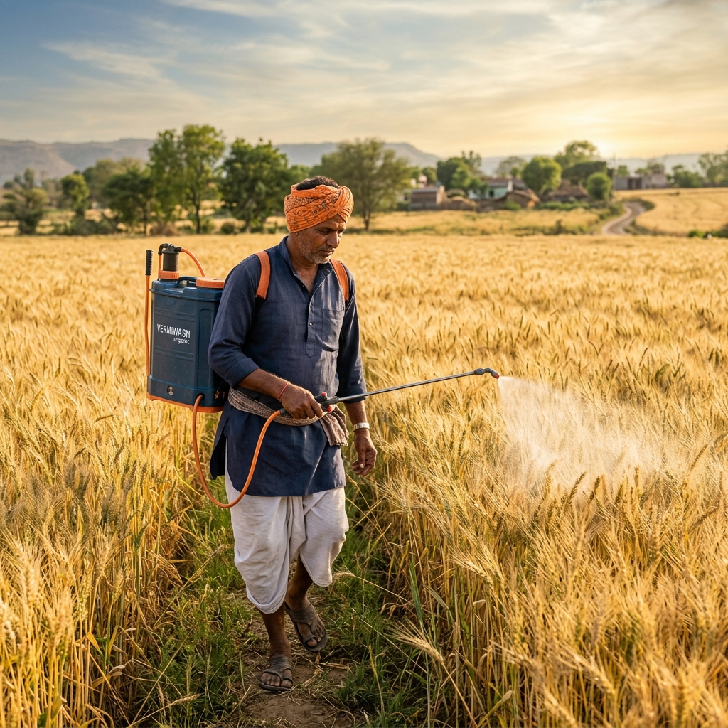 How to Use Vermiwash in Wheat Farming