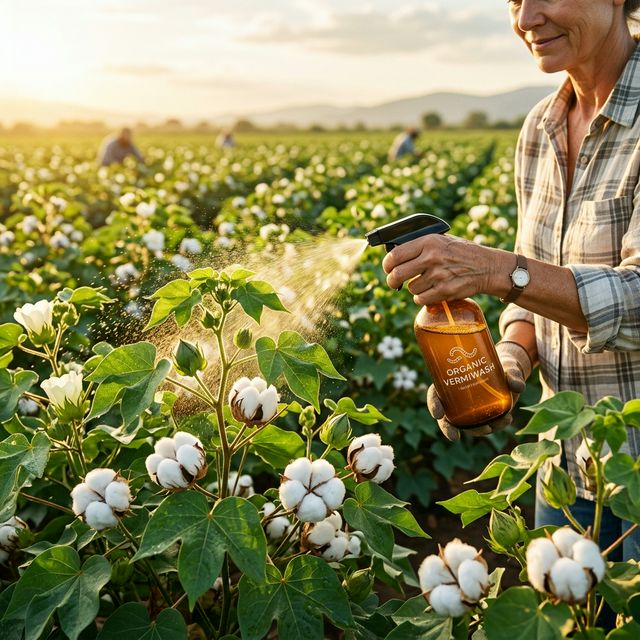 How to Use Vermiwash in Cotton Crops as a Foliar Spray
