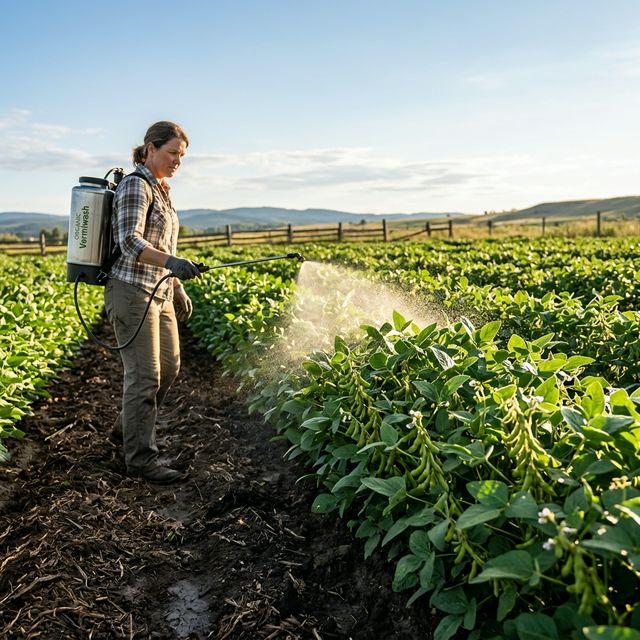 How to Use Vermiwash in Soybean Crops