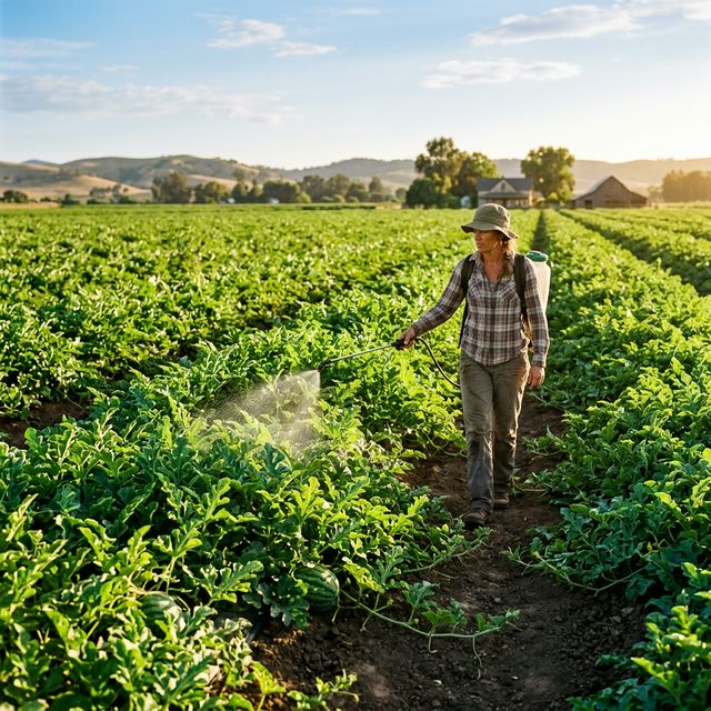 વેલ સુકાવવાનું (Wilt) અટકાવવા તરબૂચમાં વર્મી વોશનો ઉપયોગ