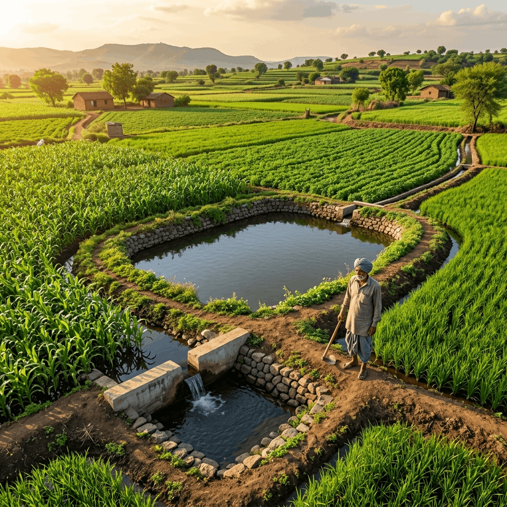 How to Recharge Water in Your Farm and Increase Crop Yield