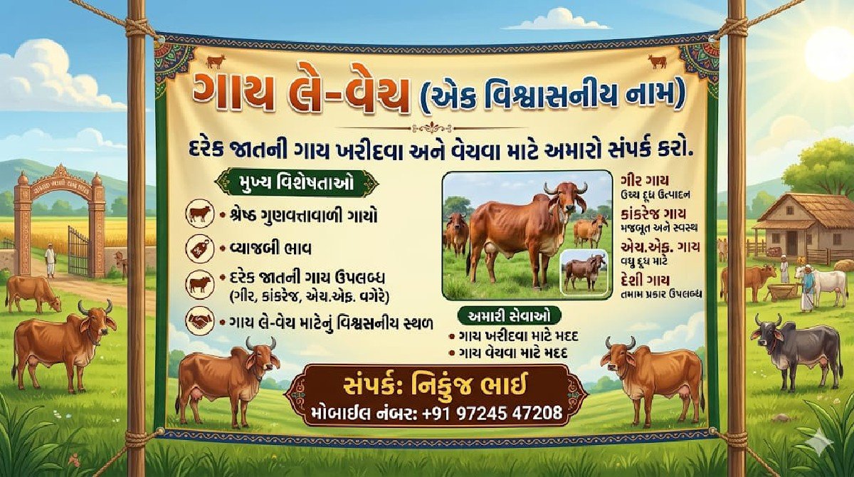 એક.સાથે.ચાર.ગીર.ગાય.વેચવાની.છે