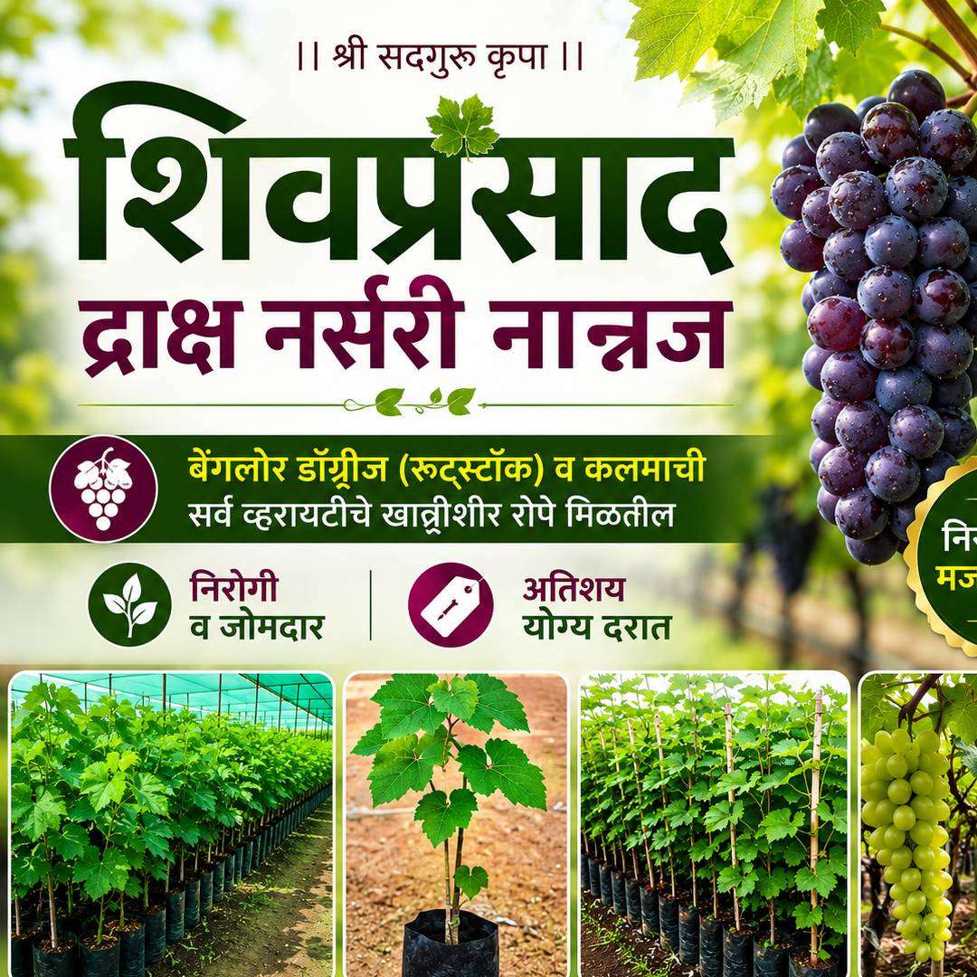 द्राक्ष बेंगलोर डॉग्रीज रूटस्टॉक रोपे